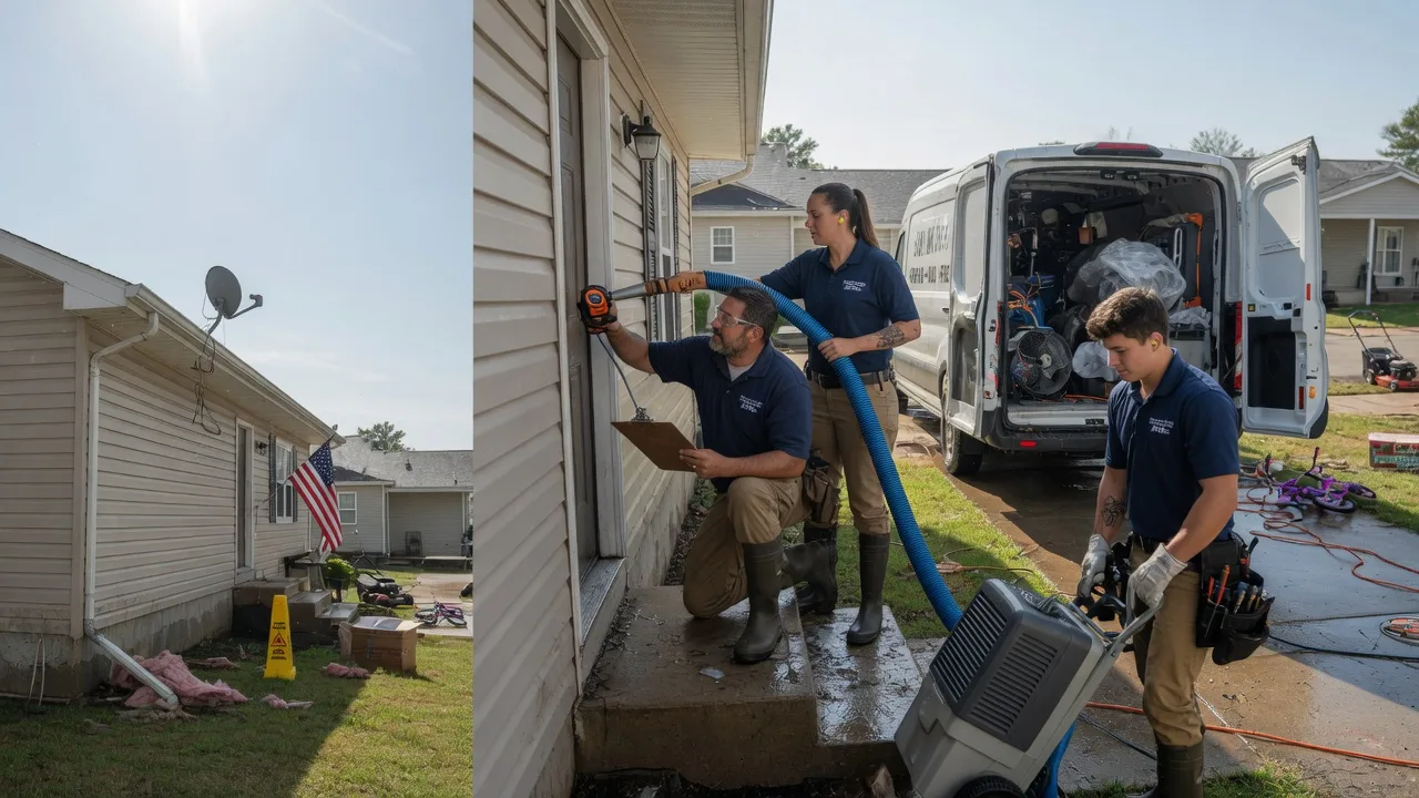 Ceiling Water Damage Restoration in Epps, LA near me